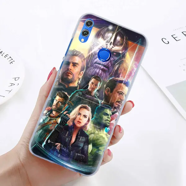 14 Чехол для телефона Marvel Мстители супер герои для huawei Honor 8X 8A Pro 8C 8S 9 10 Lite 20i Honor Play Y7 Y9 чехол - Цвет: 14