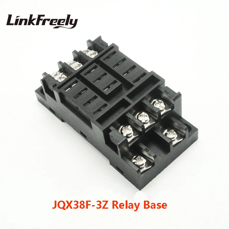 JQX-38F-3Z Relay Socket Base 3NO+3NC 11 Pin Holder Mounting base For HHC71B miniature relay | Обустройство дома