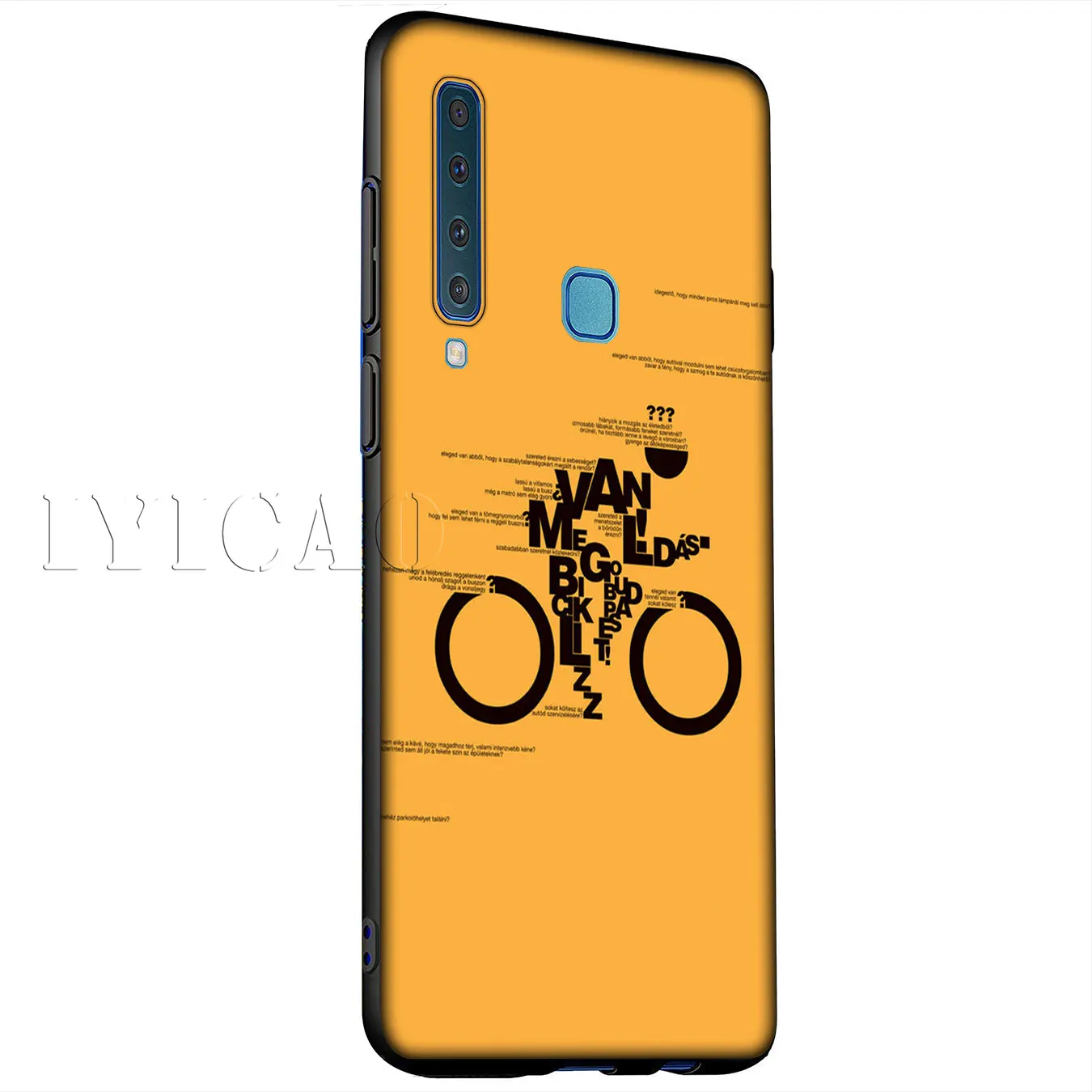 IYICAO Мягкий силиконовый чехол для велосипеда Samsung Galaxy A6 Plus A9 A8 A7 2018 A3 A5 2016 2017 Note 9 8 |