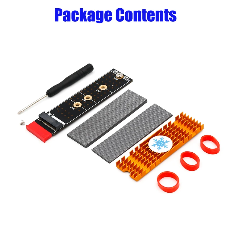 PCI E Express 3 0 X1 до NVME M.2 M KEY NGFF SSD PCIE M2 подъемник для 2230 2242 2260 2280 радиатора к адаптеру