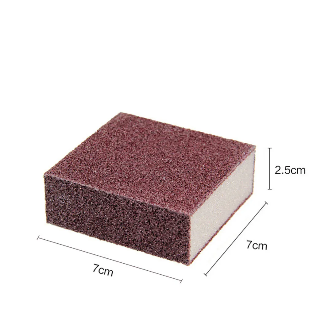 

10Pcs/set Emery Sponge Cleaning Dishwashing Sponge Cleaning Brush Pan Bowl Rust Dirt Remover
