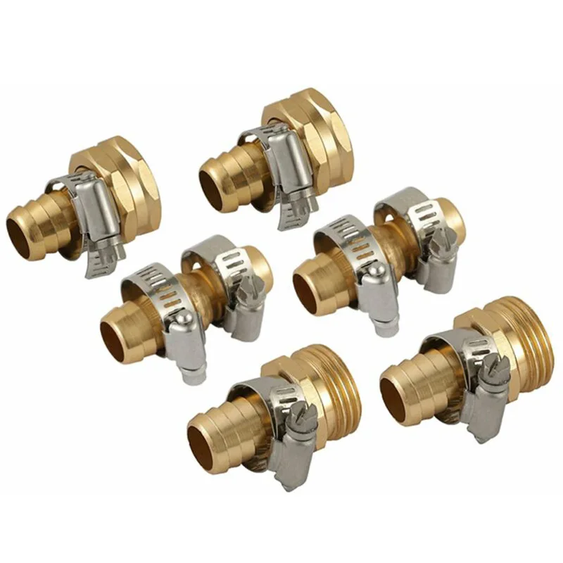 Mender Connectors Metal Male Female Clamps Attachment Irrigation Clips For Home Tools Parts Brand New And High Quality | Дом и сад