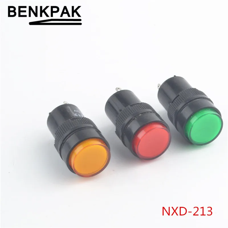 3pcs 16mm LED Warning Pilot Light indicator lamp NXD-213 | Switches