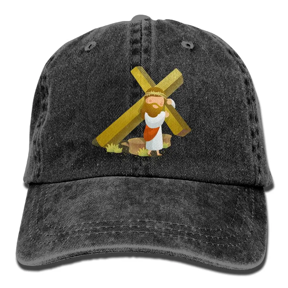 SAMCUSTOM Jesus Good Friday 3D креативные вымытые джинсовые шапки Осенние Летние мужские и