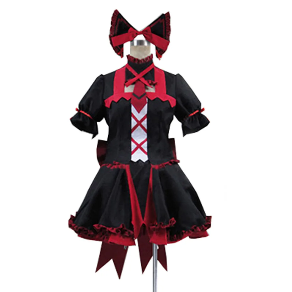 2021 ворота Jieitai Kanochi nite Kaku Tatakaeri Rory Mercury Косплей Костюм Готическая Лолита платье