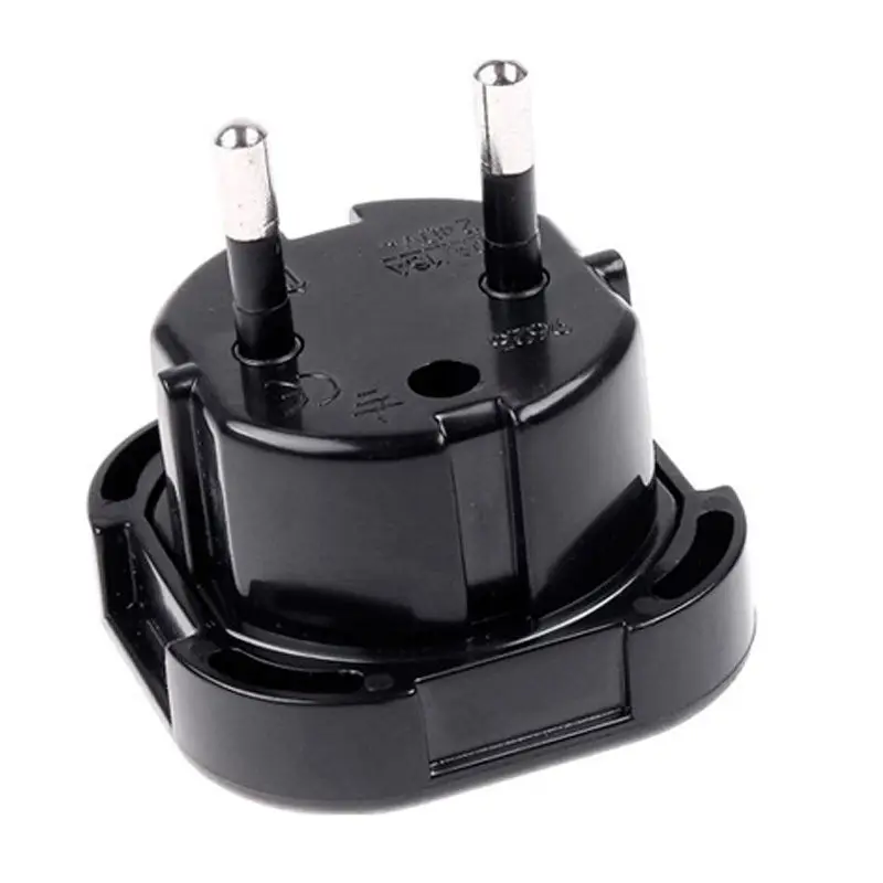 Великобритания в ЕС ЕВРО разъем 2 Pin AC мощность Plug адаптер Путешествия