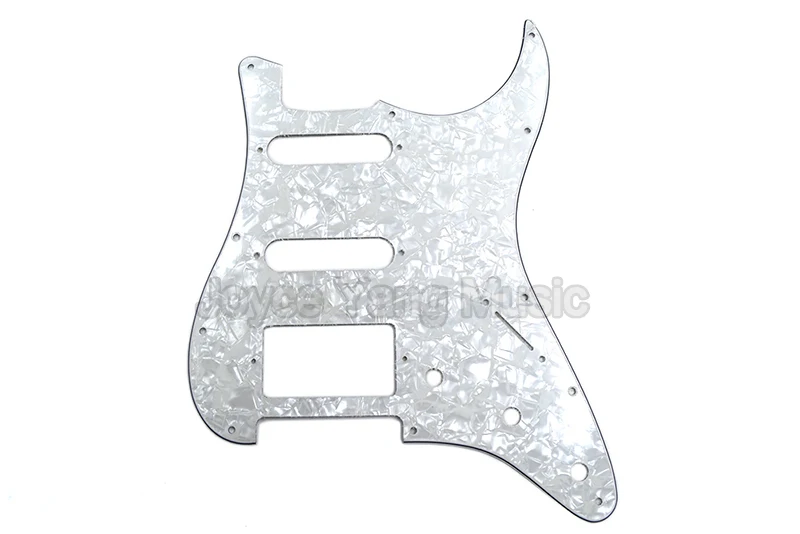 

Niko Pearl White Celluloid 4 PLY Electric Guitar Pickguard SSH Pickups For Fender Strat Style Electric Guitar Free Shipping