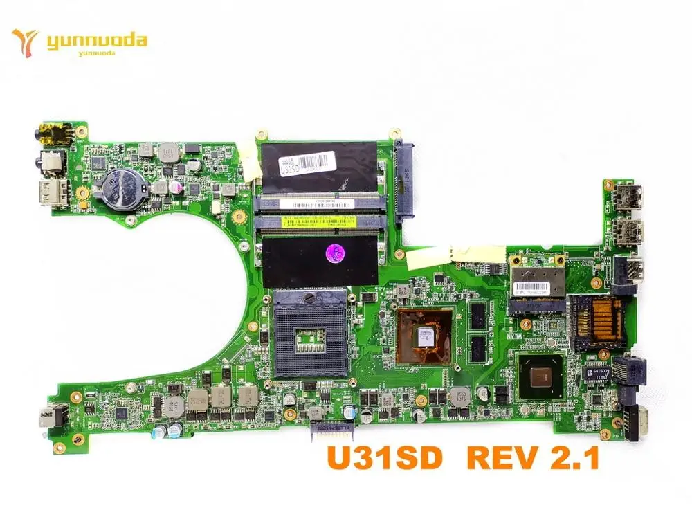 Оригинальная материнская плата для ноутбука ASUS U31SD REV 2 1 протестирована хорошая