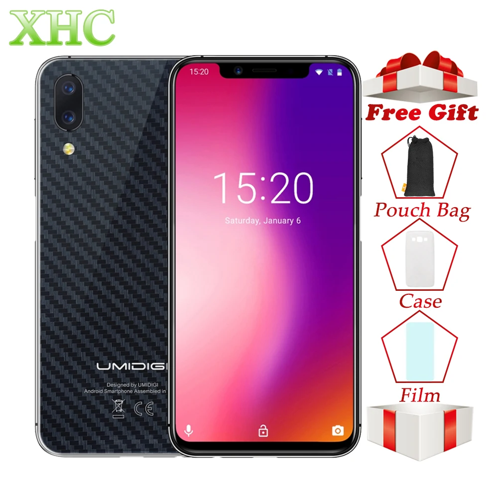 UMIDIGI One Dual Core 4G VoLTE мобильный телефон 4 Гб + 32 ГБ уход за кожей лица ID 5 9 дюймов Android 8 1