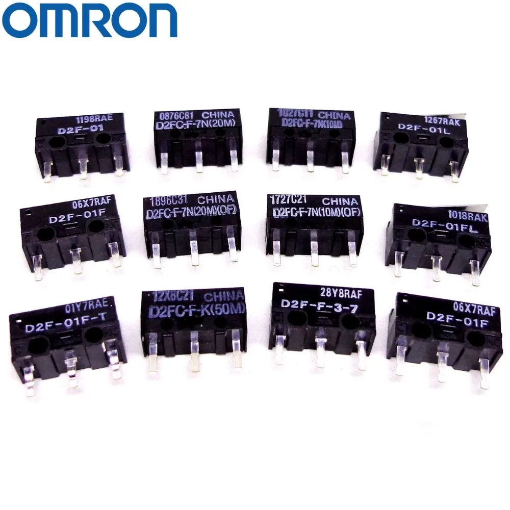 50 шт. мышь OMRON микро переключатель фотолампы 10 м 20 (50 м) L D2F 01FL 01F T DG2 DG4