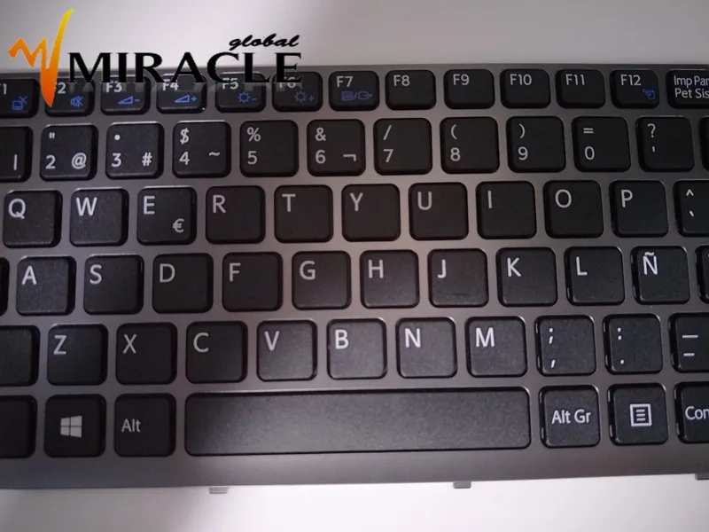 Починить вас жизнь AEHK5P020203A 9Z.N6CSQ.K0S для Sony Vaio SVE15 SVE-15 SVE151 SVE1511 испанский язык