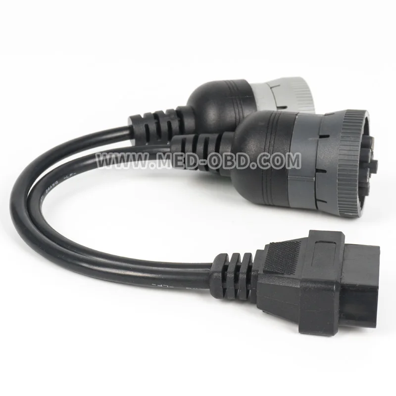Y J1939 кабель OBD2 16pin гнездовой к J1708 6pin и 9pin сплиттер Deutsch j1939 Соединительный для