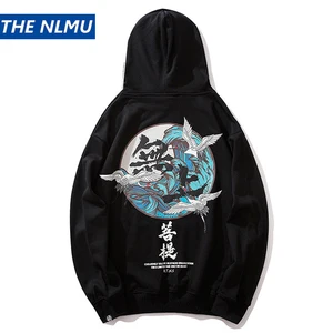 Уличная толстовка мужские толстовки с принтом хлопок длинный рукав 2019 Модные мужские s худи осень-зима топы толстовки повседневные HZ074