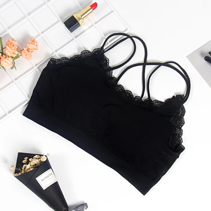 CMENIN Women Top Bra Sexy Lace Tube Strapless Soft Bandeau Tops Wrap Crop tops For And Girl Femme B0115 | Женская одежда