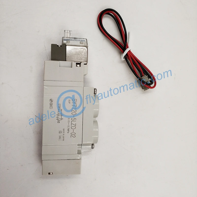 SY7120-5LZD-02 1/4 &quot24VDC SMC SY7000 5 порт клапан электромагнитный с светом/перенапряжения
