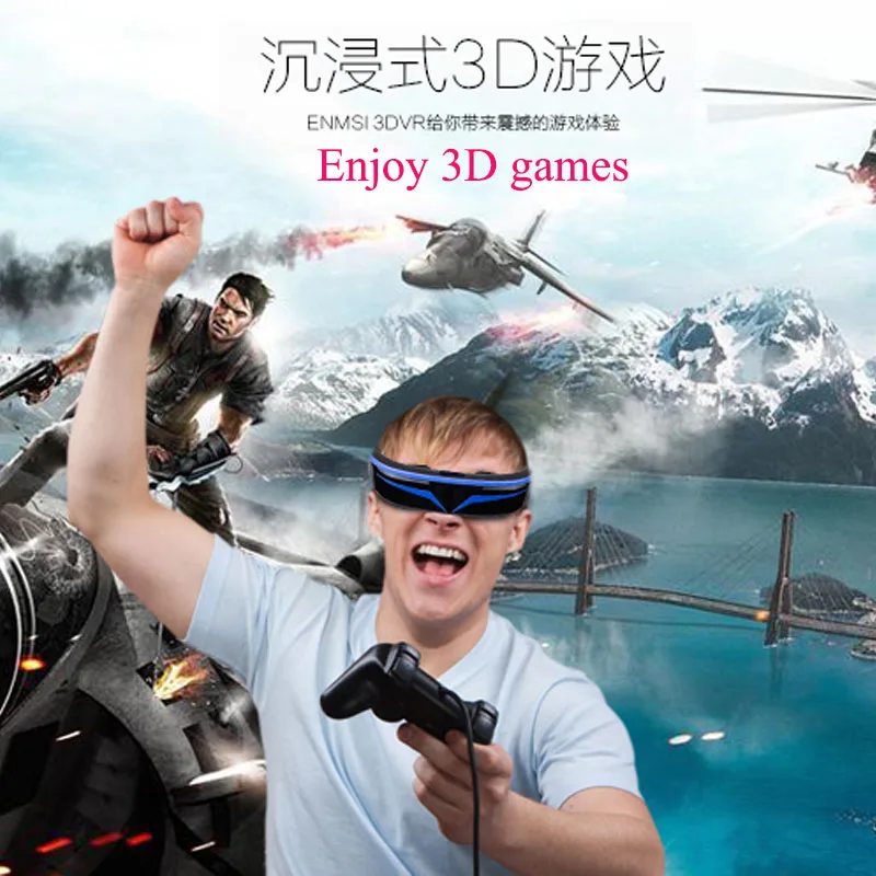 Заводские OEM горячие продажи 98 &quotSmart Wifi видео очки 3D Head Mount Display (HMD) HD 1080P android smart
