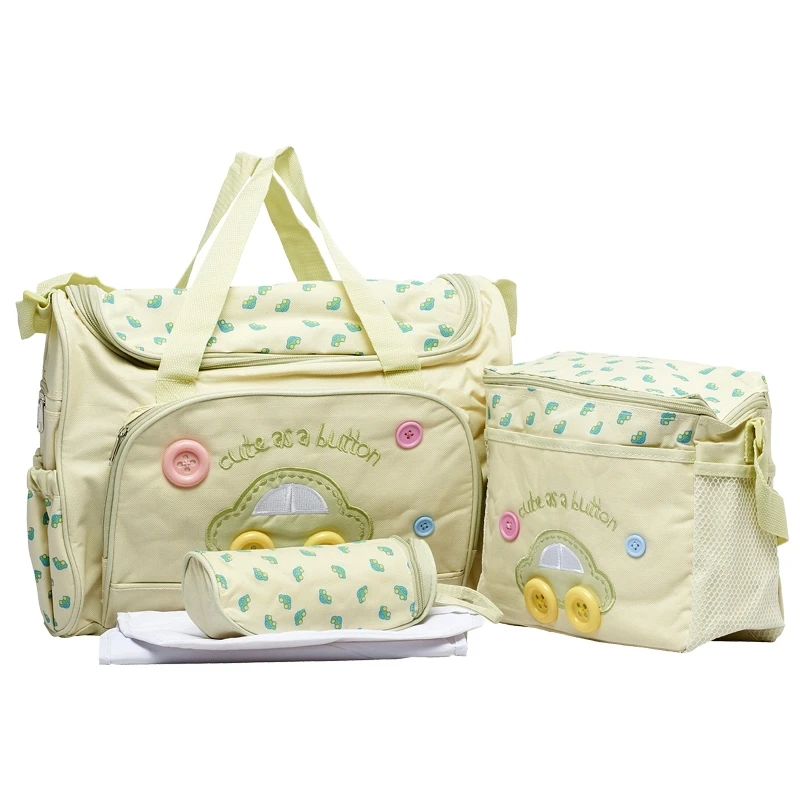 4PCS/Set Women Handbag Tote Baby Shoulder Diaper Bags Durable Nappy Bag Mother for mom High Quality FB0029 | Багаж и сумки