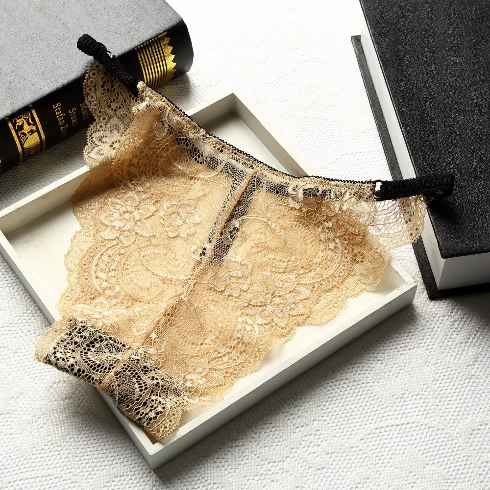 Lace Seamless underwear Panties String Women Sexy lady's trunks Hollow out Ventilation Comfortable Briefs Lingerie Size for MLXL | Женская