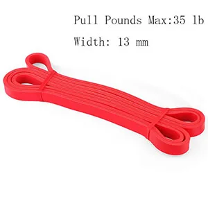 Rubber Resistance Bands 208cm Athletic Elastic Bands Loop Expander Fitness Power Training Workout CrossfitStrengthen Muscles - Цвет: Red-35 lb