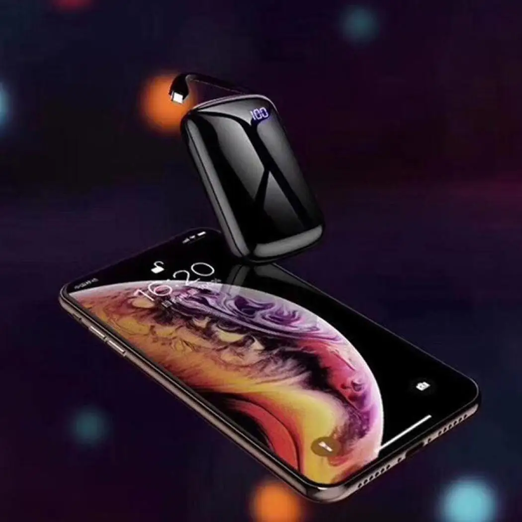 Мини Портативный внешний аккумулятор чехол 3*18650 с кабелем lcd цифровой дисплей