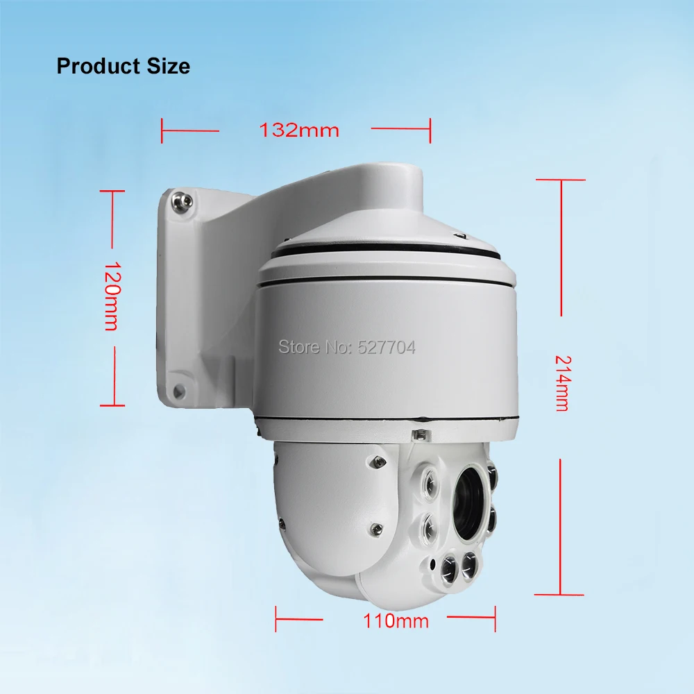 Security Outdoor High Speed Dome TVI 1080P PTZ Camera 2MP 36X Zoom Day Night IR 100M RS485 Control Pelco-d IP66 Waterproof | Безопасность