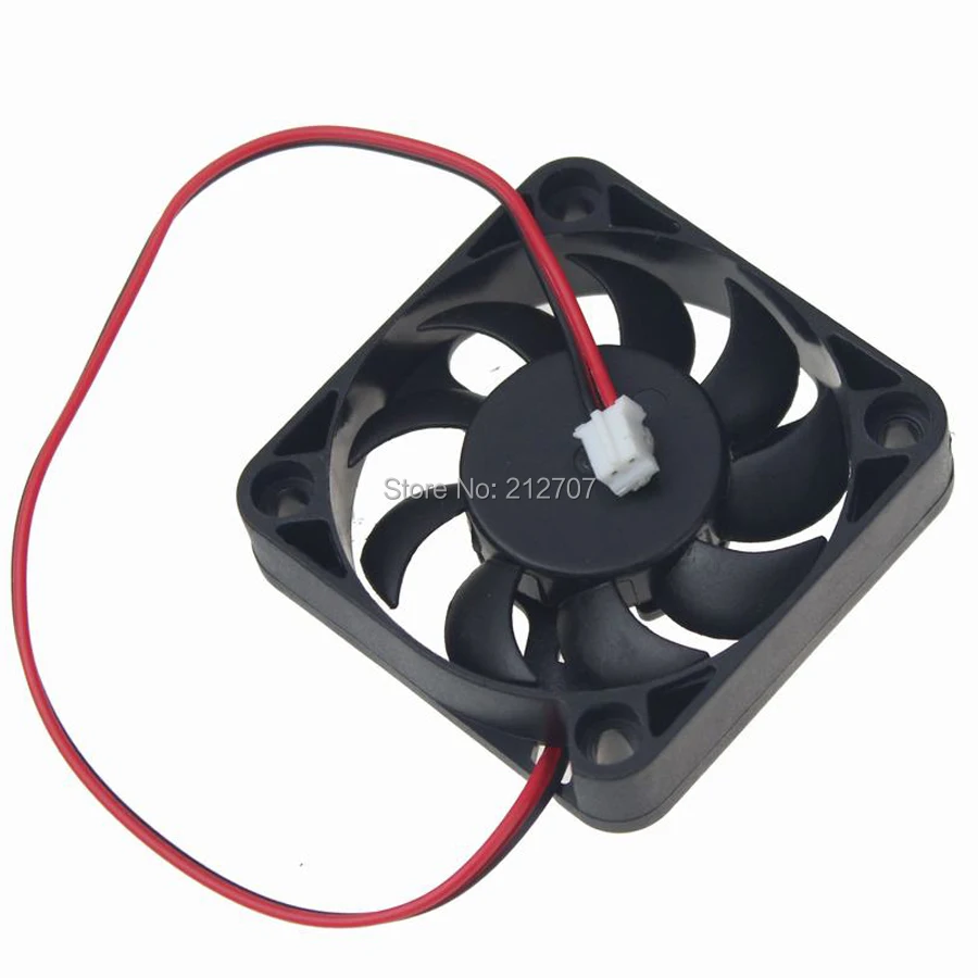 

20PCS Gdstime Cooling Fan 2Pin DC 5 volt 50X50X12mm 50mm 5cm 5010 9 Blades 5V