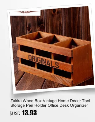 Staygold Zakka ящик подбокс для хранения деревянный чистый цвет стол мусора отделочная коробка для хранения предметов домашнего обихода косметический Чехол