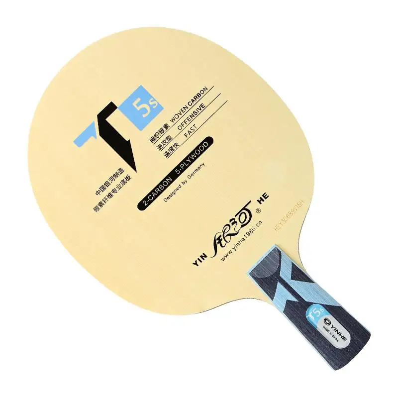 Yinhe T 3S 5S 6S Pro Hinoki+ углеродный стол Tenis лезвие/пинг-понг лезвие - Цвет: short handle