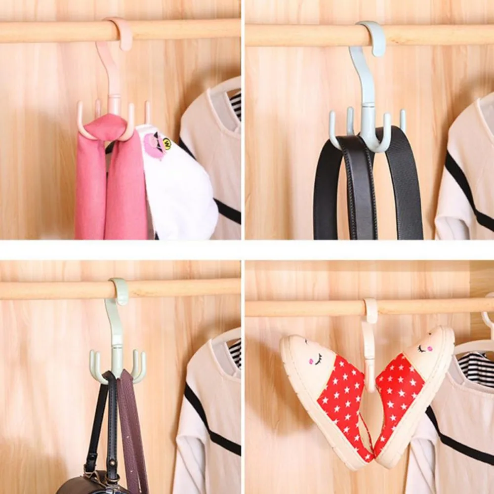 360 градусов вращение легкий подвесной крючок для хранения вешалка домашнего