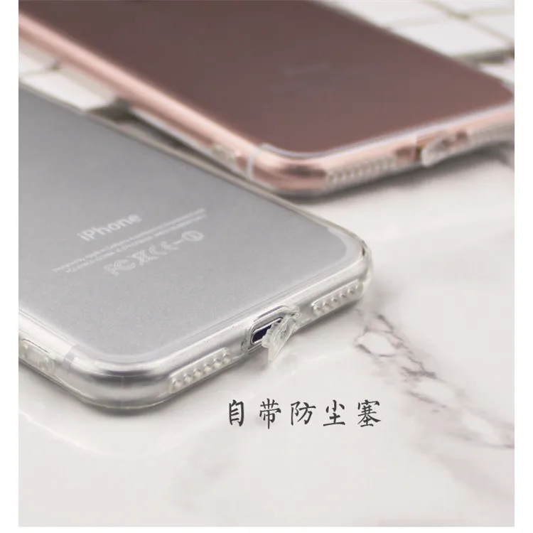 Новинка прозрачный чехол для телефона iPhone11Pro XS MAX 5S/SE 8plus 6s 7plus XR мягкий из ТПУ