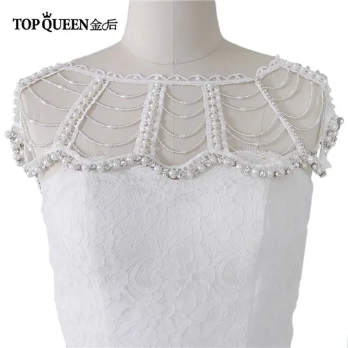 Silver TOPQUEEN G07 свадебное платье отделанное бисером блестящее свадебное Обёрточная бумага с кисточками; Шикарные Длинные свадебная накидка в африканском стиле Для женщин Специальное мероприятие, с отложным воротником - Цвет: Silver