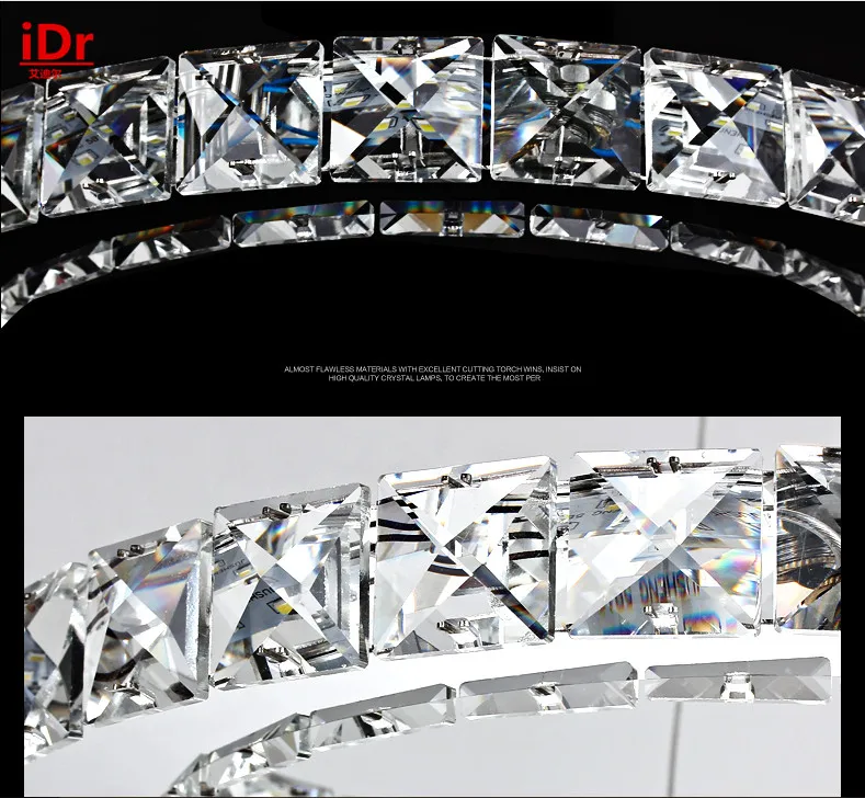 Хрустальная люстра из нержавеющей стали для ресторана оптовая продажа 8