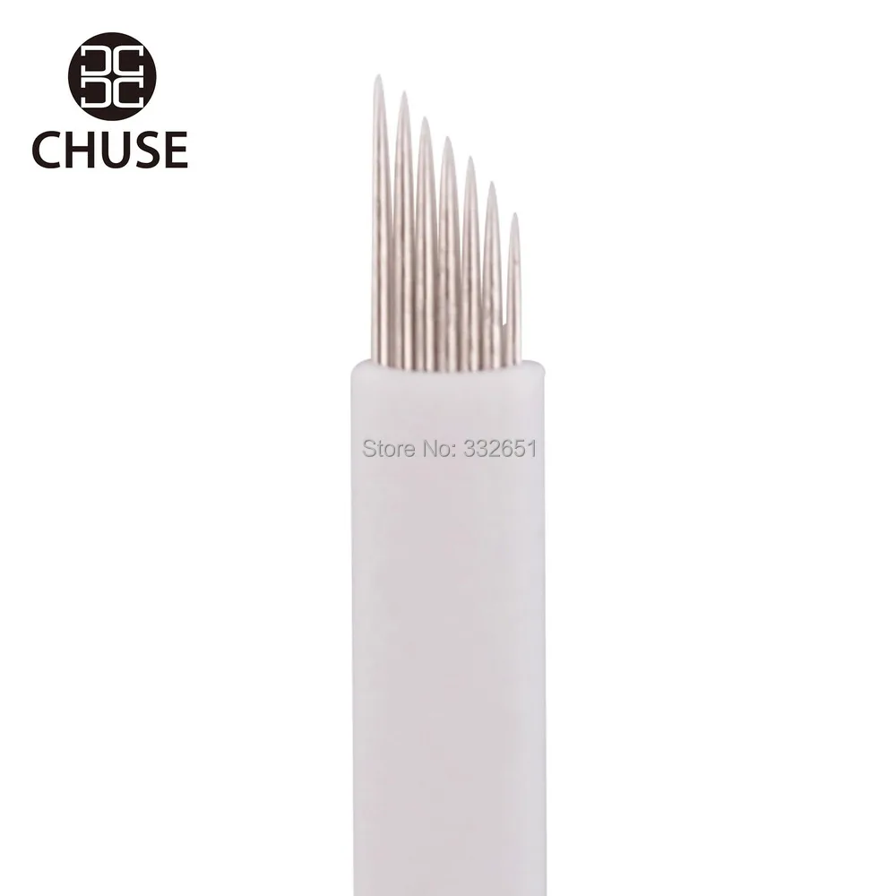 Иглы Chuse для микроблейдинга бровей лезвия S7 3D вышивки ручные татуажа | Красота и