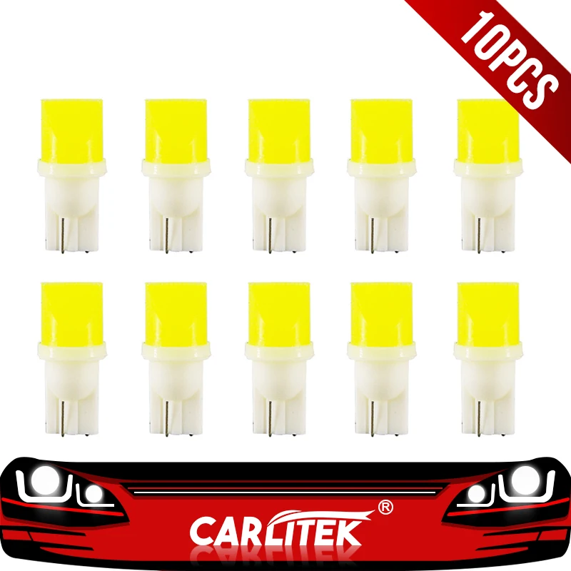 CARLitek 10 шт. W5W Led T10 194 Автомобильная интерьерная осветительная лампа автомобильные