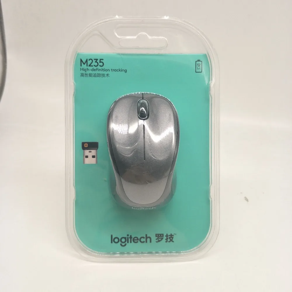 Original Logitech M235 Gaming 2.4GHZ Wireless Mouse With Nano Receiver 1000DPI Optical Ergonomic For Mac OS/Windows Lap Top PC | Компьютеры