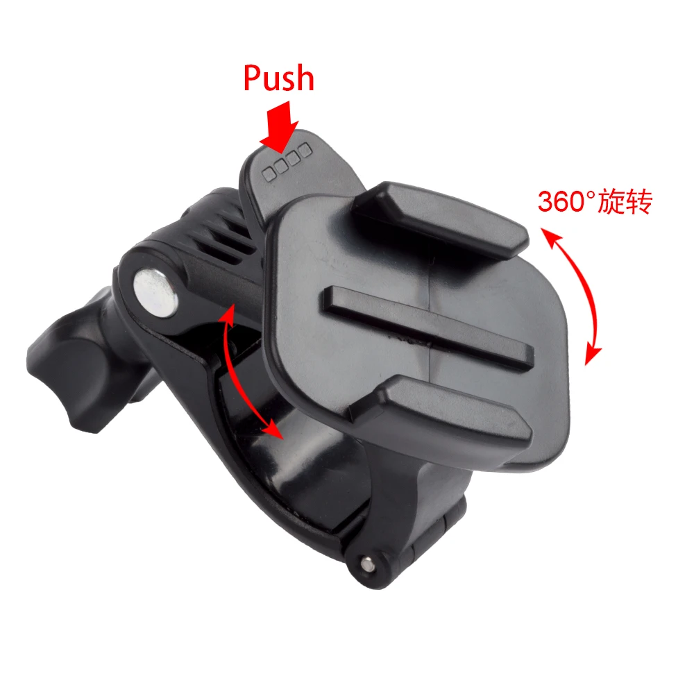 Крепление на руль велосипеда GoPros поворот 360 градусов для Gopro hero 8 7 6 5 4 3 + Xiaomi yi SJCAM