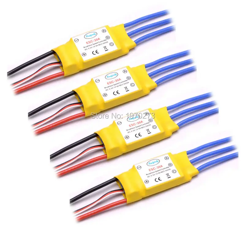 Новинка 30A бесщеточный вертолет 450 Стандартный контроллер скорости RC ESC|esc for rc car|esc