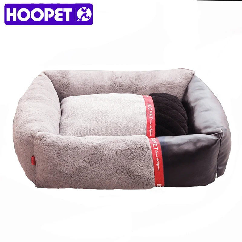 HOOPET собачьи кровати, теплый флис для больших собак, кошачий домик, мягкий диван, товары для питомцев, товары для домашних животных