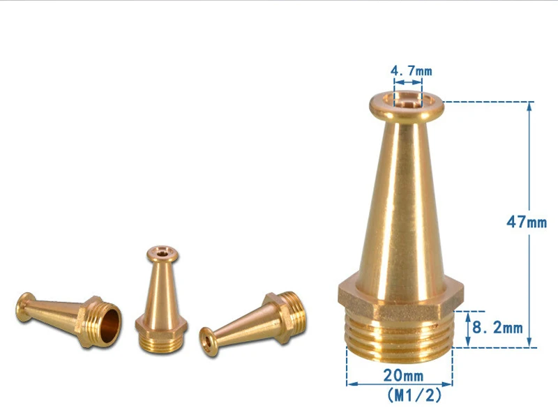 Латунный Водяной пистолет высокого давления 1/2 дюйма насадка для автомойки