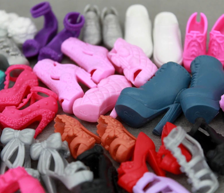 Original Doll Shoes Mix Different Styles Colorized Fashion Morden High Heeled Sandal Accessories For 1/6 Barbie Xinyi FR | Игрушки и