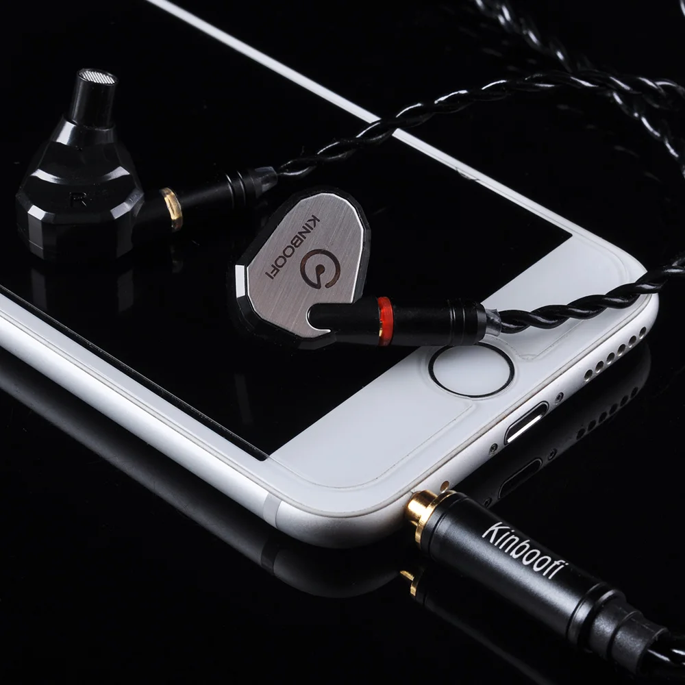 AK New KINBOOFI MK3 1DD + 2BA Гибридный Драйвер в ухо наушники HIFI монитор Металл Бег