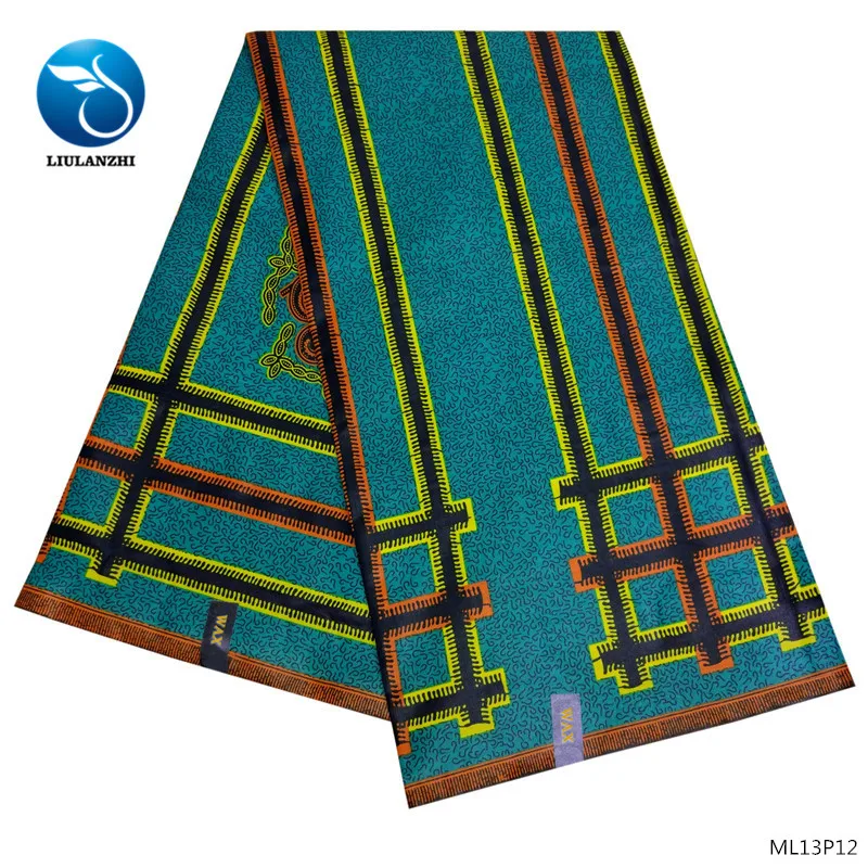 

LIULANZHI Ankara Fabric Cotton Prints Fabric 6 Yards African Wax ML13P01-13