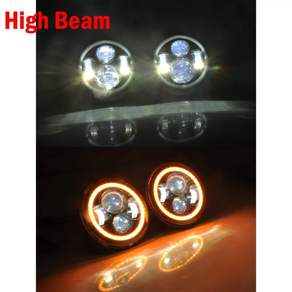 7 &quotкруглый вырез горловины (би ксенон) прожектор фара низкая цена высокие глаза