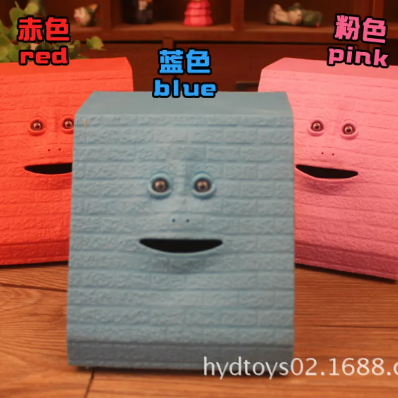 Креативная копилка для лица, копилка для лица, копилка, Alcancia Moneybox, 3D Bump Brick, для лица, экономия денег, коробка для монет, Подарочные фигурки, миниатюры