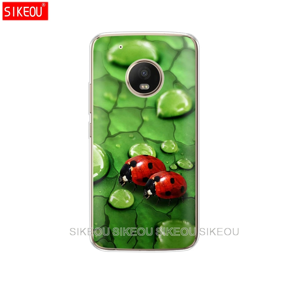 Силиконовый чехол для телефона Motorola Moto G6 G5 G5S Z2 Z3 PLAY PLUS X4 E4 E5 C четыре листа Божья