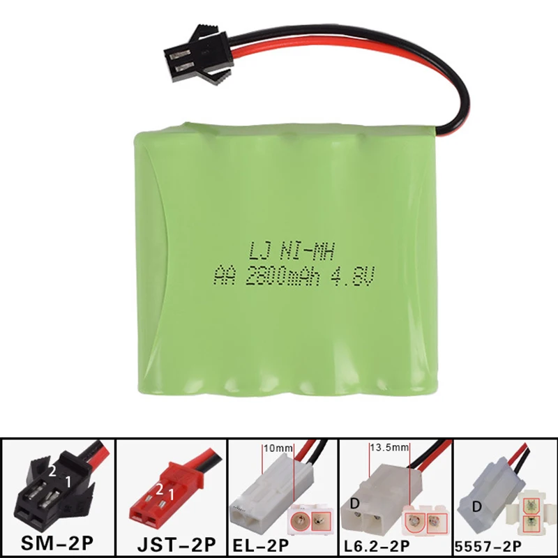 Аккумуляторная батарея 4 8 v 2800mah AA Ni-MH M сверхвысокая емкость обновленная