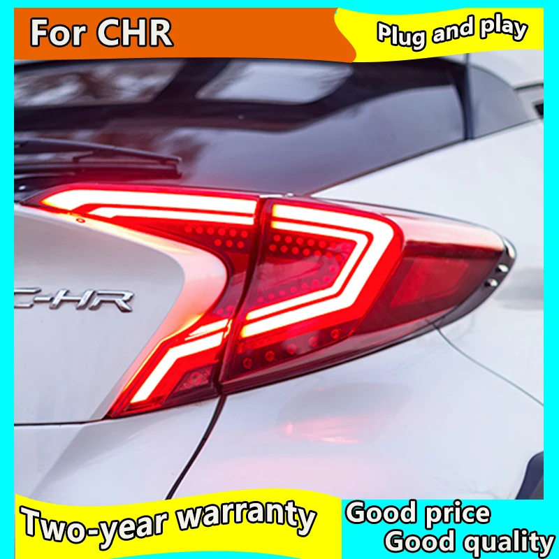 Автомобильный Стайлинг светодиодный задсветильник для Toyota CHR 2018 2019 задний