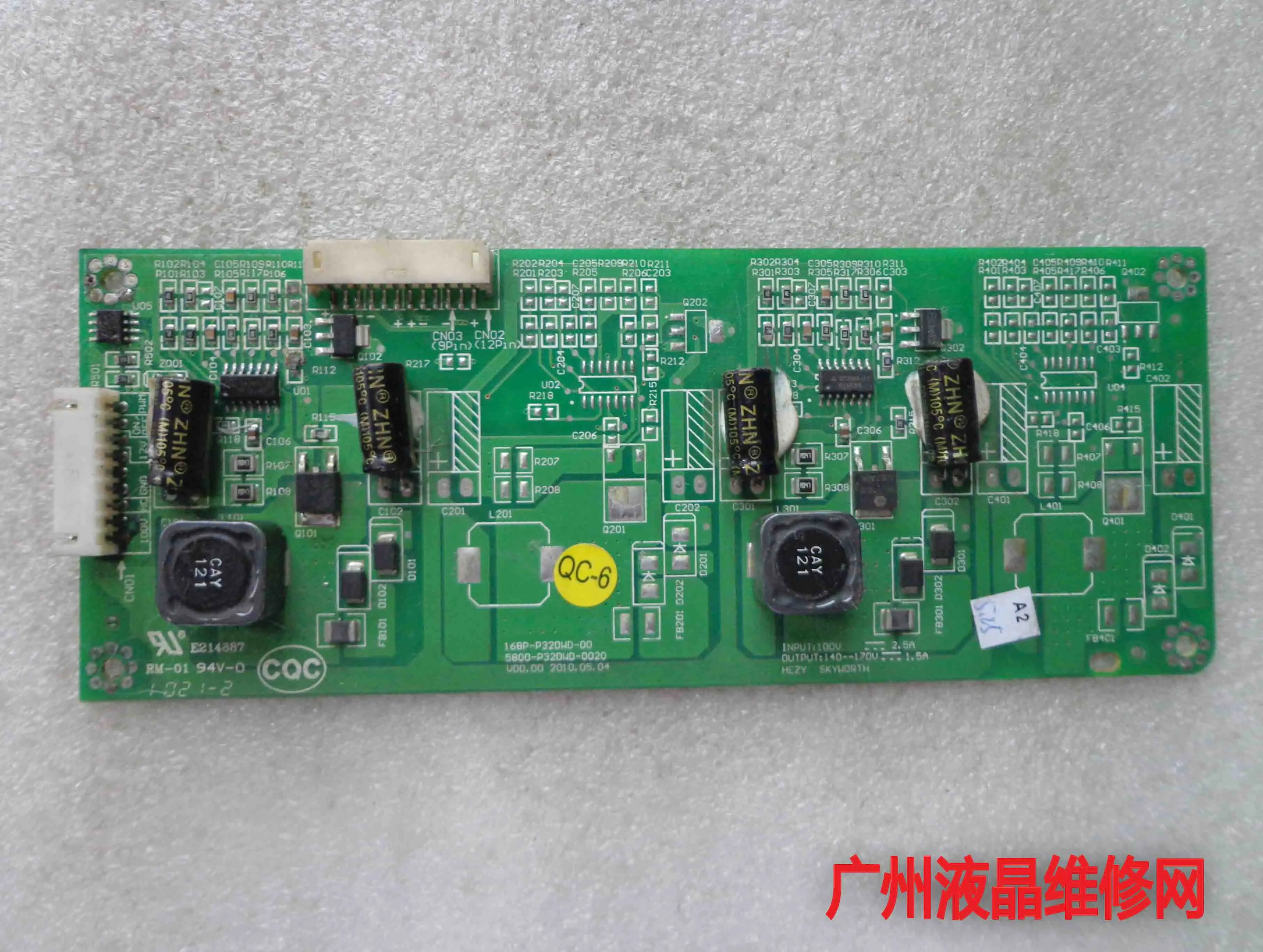 

32E60HR constant current board: 5800-P320WD-0020/30 168P-P32DWD-00