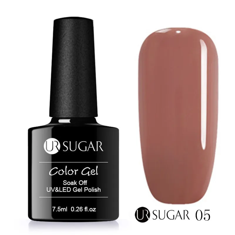 Color 5 Ur Sugar Серый Блеск Гель-лак 7 мл полуперманентный УФ Гибридный праймер нужна лампа для ногтей искусство гель-лаки для ногтей - Цвет: Color 5