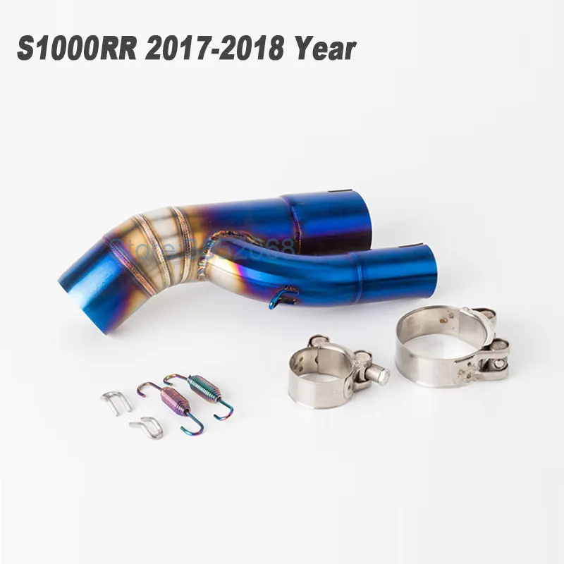 Полный комплект выхлопной трубы мотоцикла для S1000R 2017 2018 год углеродное волокно